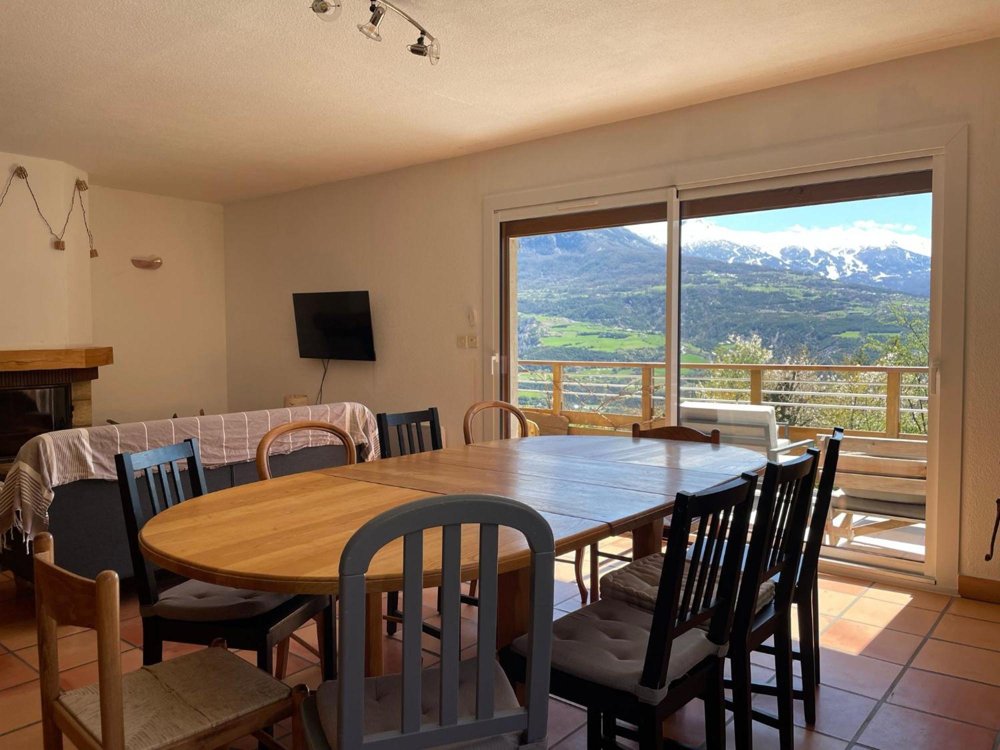Gite Confort 15 Couchages, Vue Panoramique Montagne Hautes Alpes, Terrasses Embrun Εξωτερικό φωτογραφία